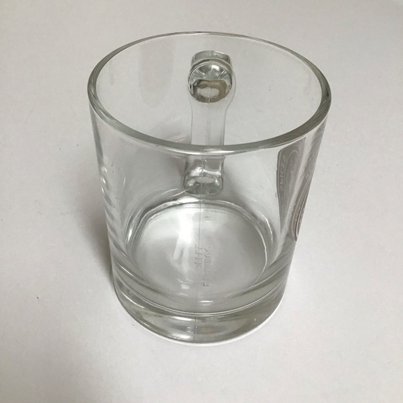 Starbucks Coffee Mug Mermaid Split Tail Logo Clear Glass Brown Tea Cup 2008 - Picture 3 of 10